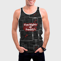 Майка-безрукавка мужская Five Nights At Freddy, цвет: 3D-белый — фото 2