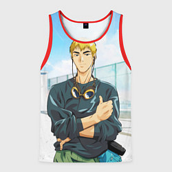 Майка-безрукавка мужская Eikichi Onizuka, цвет: 3D-красный