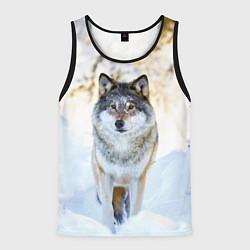 Майка-безрукавка мужская Я зимой, цвет: 3D-черный