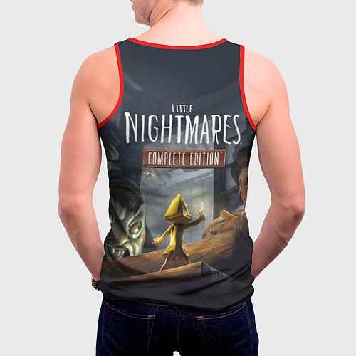 Мужская майка без рукавов Little Nightmares 2 / 3D-Красный – фото 4