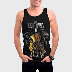 Майка-безрукавка мужская LITTLE NIGHTMARES 2, цвет: 3D-черный — фото 2
