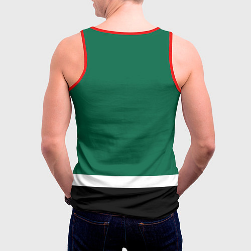 Мужская майка без рукавов Даллас Старз Форма1 / 3D-Красный – фото 4