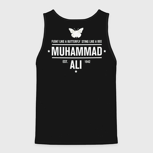 Мужская майка без рукавов Muhammad Ali / 3D-Черный – фото 2
