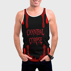 Майка-безрукавка мужская Cannibal Corpse, цвет: 3D-белый — фото 2