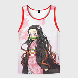 Майка-безрукавка мужская НЕЗУКА NEZUKO, цвет: 3D-красный