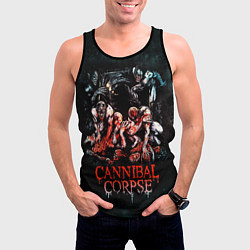 Майка-безрукавка мужская Cannibal Corpse, цвет: 3D-черный — фото 2