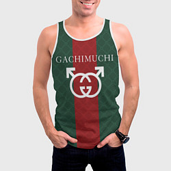 Майка-безрукавка мужская GACHI GUCCI, цвет: 3D-белый — фото 2