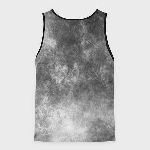 Мужская майка без рукавов Cartoon cat / 3D-Черный – фото 2