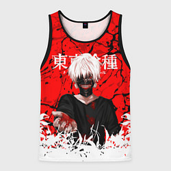 Майка-безрукавка мужская ТОКИЙСКИЙ ГУЛЬ, цвет: 3D-черный