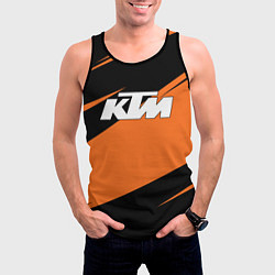 Майка-безрукавка мужская KTM КТМ, цвет: 3D-черный — фото 2