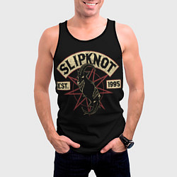 Майка-безрукавка мужская Slipknot 1995, цвет: 3D-черный — фото 2