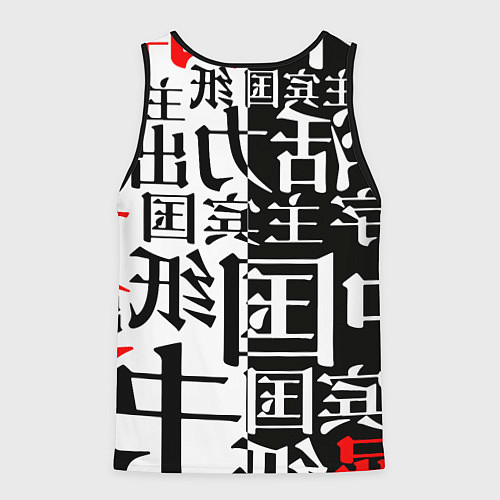 Мужская майка без рукавов МАСКА ТАНДЖИРО КАМАДО / 3D-Черный – фото 2