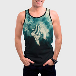 Майка-безрукавка мужская Bleach Кискэ Урахара, цвет: 3D-черный — фото 2