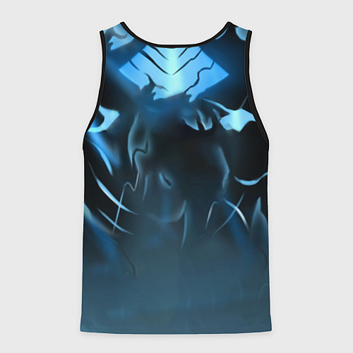 Мужская майка без рукавов Solo leveling Manga / 3D-Черный – фото 2