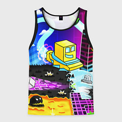 Мужская майка без рукавов Geometry Dash: Art