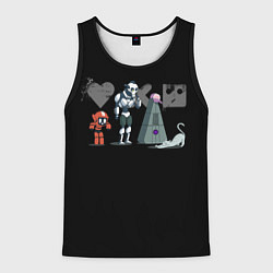 Майка-безрукавка мужская Любовь, Смерть & Роботы, цвет: 3D-черный