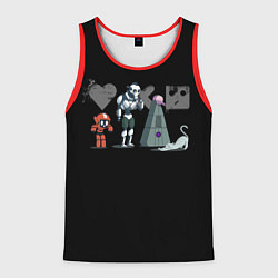 Майка-безрукавка мужская Любовь, Смерть & Роботы, цвет: 3D-красный