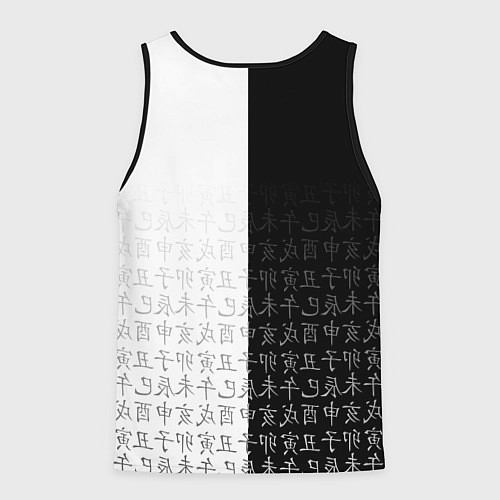 Мужская майка без рукавов СОН ДЖИН ВУ SOLO LEVELING / 3D-Черный – фото 2