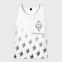 Мужская майка без рукавов ETHEREUM ЭФИРИУМ ЭФИР