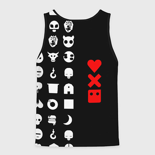 Мужская майка без рукавов Любовь, смерть и роботы / 3D-Черный – фото 2