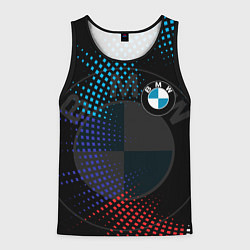 Майка-безрукавка мужская BMW БМВ M COMPETITION, цвет: 3D-черный