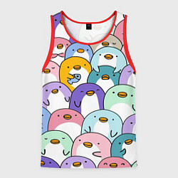 Мужская майка без рукавов Пингвины