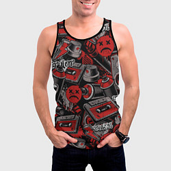 Майка-безрукавка мужская Hip hop Urban style, цвет: 3D-черный — фото 2