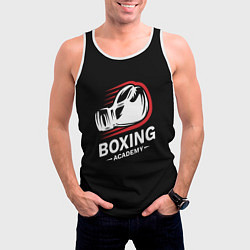 Майка-безрукавка мужская Бокс, цвет: 3D-белый — фото 2