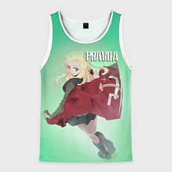 Майка-безрукавка мужская Pravda, цвет: 3D-белый