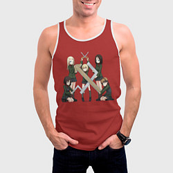 Майка-безрукавка мужская Girls und Panzer Правда, цвет: 3D-белый — фото 2