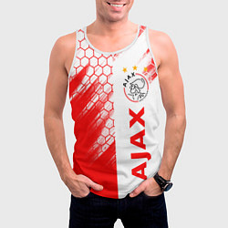Майка-безрукавка мужская FC AJAX AMSTERDAM ФК АЯКС, цвет: 3D-белый — фото 2
