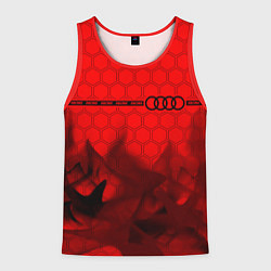 Майка-безрукавка мужская Audi - Racing Line, цвет: 3D-красный