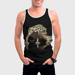 Майка-безрукавка мужская ЭУБЛЕФАР EUBLEPHARIS, цвет: 3D-белый — фото 2