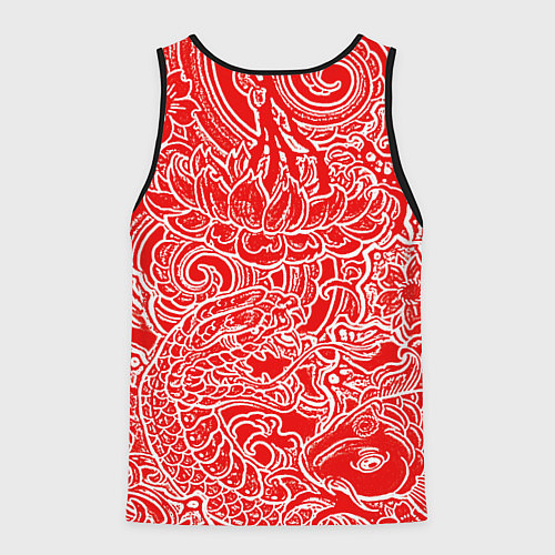 Мужская майка без рукавов Samurai / 3D-Черный – фото 2