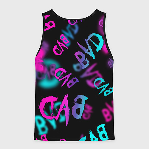 Мужская майка без рукавов BAD / 3D-Черный – фото 2