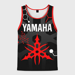 Майка-безрукавка мужская YAMAHA ЯМАХА МОТОСПОРТ, цвет: 3D-красный