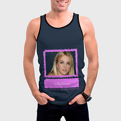 Майка-безрукавка мужская Free Britney Свободу Бритни!, цвет: 3D-черный — фото 2