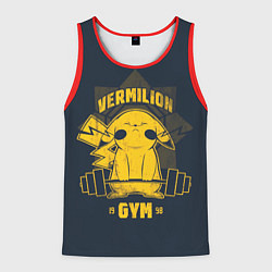 Майка-безрукавка мужская Vermilion gym, цвет: 3D-красный