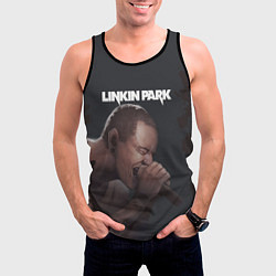 Майка-безрукавка мужская LINKIN PARK ЛИНКИН ПАРК Z, цвет: 3D-черный — фото 2
