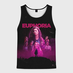 Майка-безрукавка мужская Euphoria team, цвет: 3D-черный