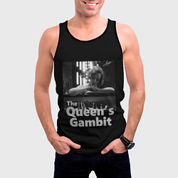 Майка-безрукавка мужская Sad Queen, цвет: 3D-черный — фото 2