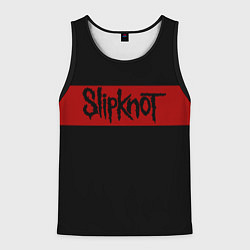 Майка-безрукавка мужская Полосатый Slipknot, цвет: 3D-черный