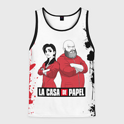 Майка-безрукавка мужская Nairobi Helsinki La Casa de Papel, цвет: 3D-черный