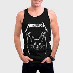 Майка-безрукавка мужская METALLICA МЕТАЛЛИКА, цвет: 3D-черный — фото 2
