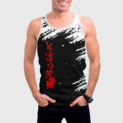 Майка-безрукавка мужская Токийские мстители, цвет: 3D-белый — фото 2