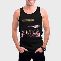Майка-безрукавка мужская Ultra - Depeche Mode, цвет: 3D-черный — фото 2