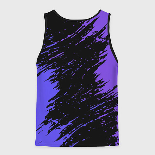 Мужская майка без рукавов Geometry Dash / 3D-Черный – фото 2