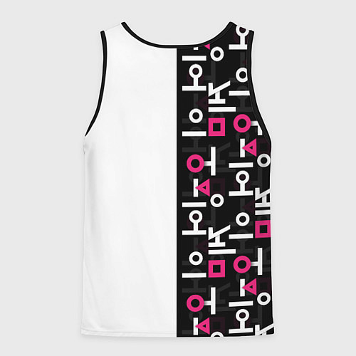 Мужская майка без рукавов Игра в кальмара: Стражи / 3D-Черный – фото 2