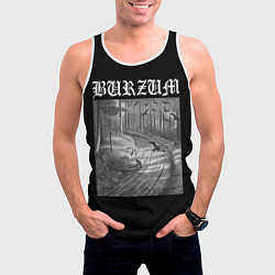 Майка-безрукавка мужская Burzum Hvis lyset tar oss, цвет: 3D-белый — фото 2
