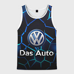 Мужская майка без рукавов Volkswagen слоган Das Auto